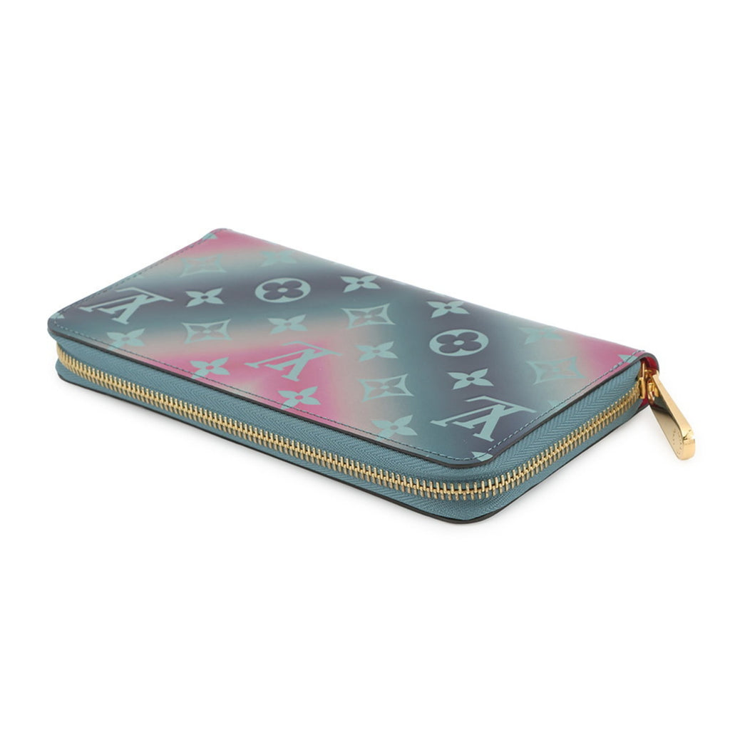 Louis Vuitton Monogram Vernis Blue Pink Monogram Vernis Long Wallet (Bi-Fold) (Pre-Owned)