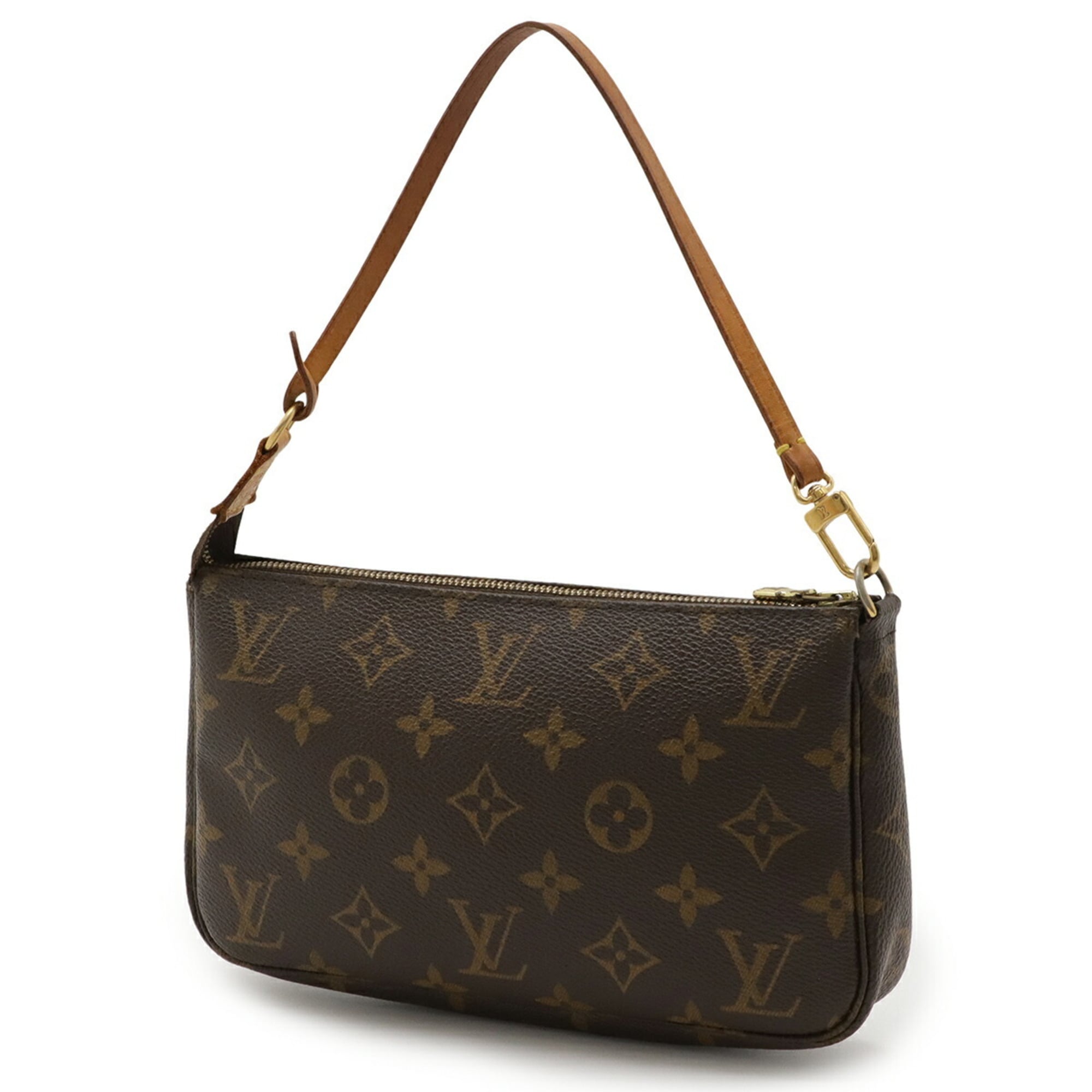 Louis Vuitton Monogram Brown Monogram Handbag Pochette (Pre-Owned)