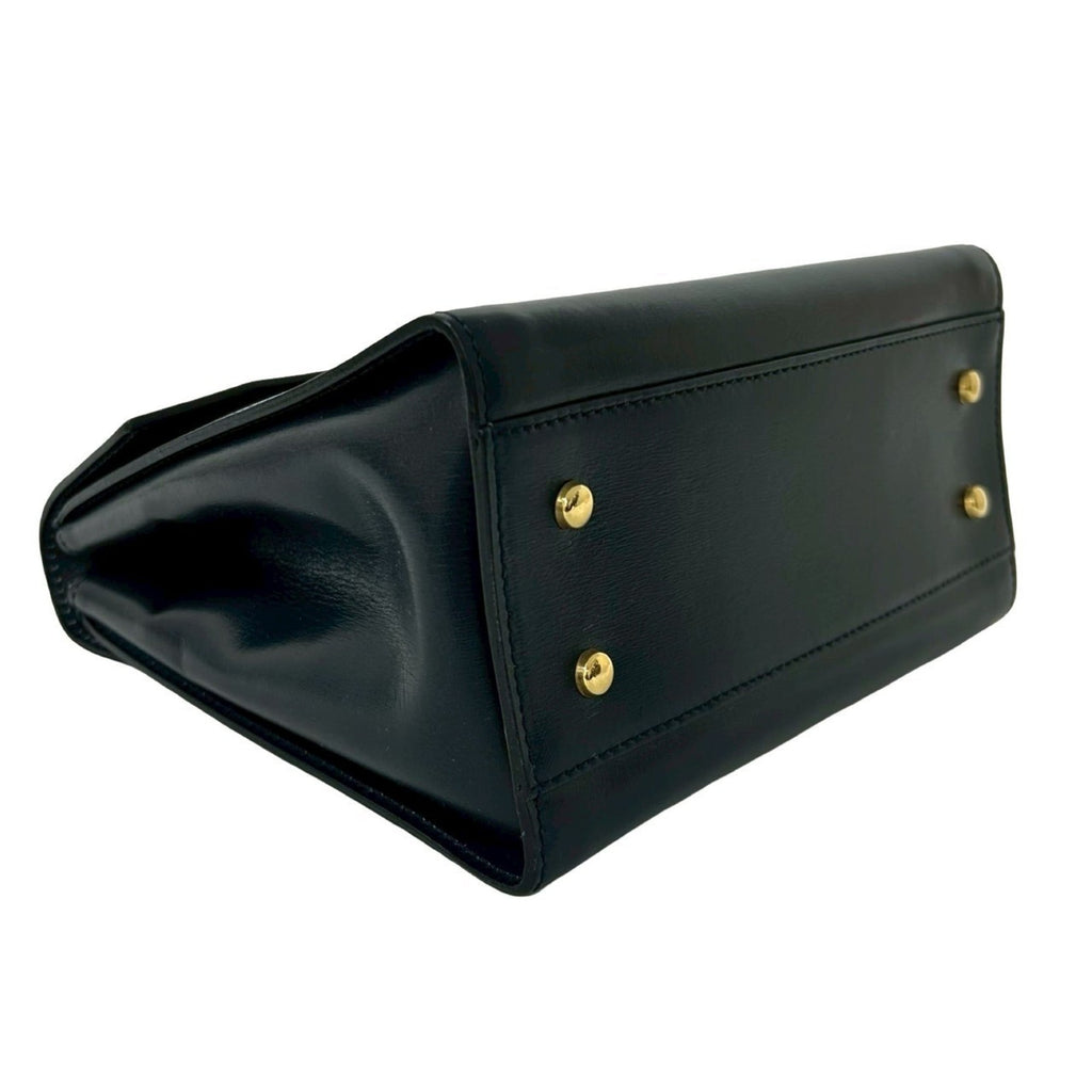 Celine Black Leather Handbag Shoulder Bag (Pre-Owned)