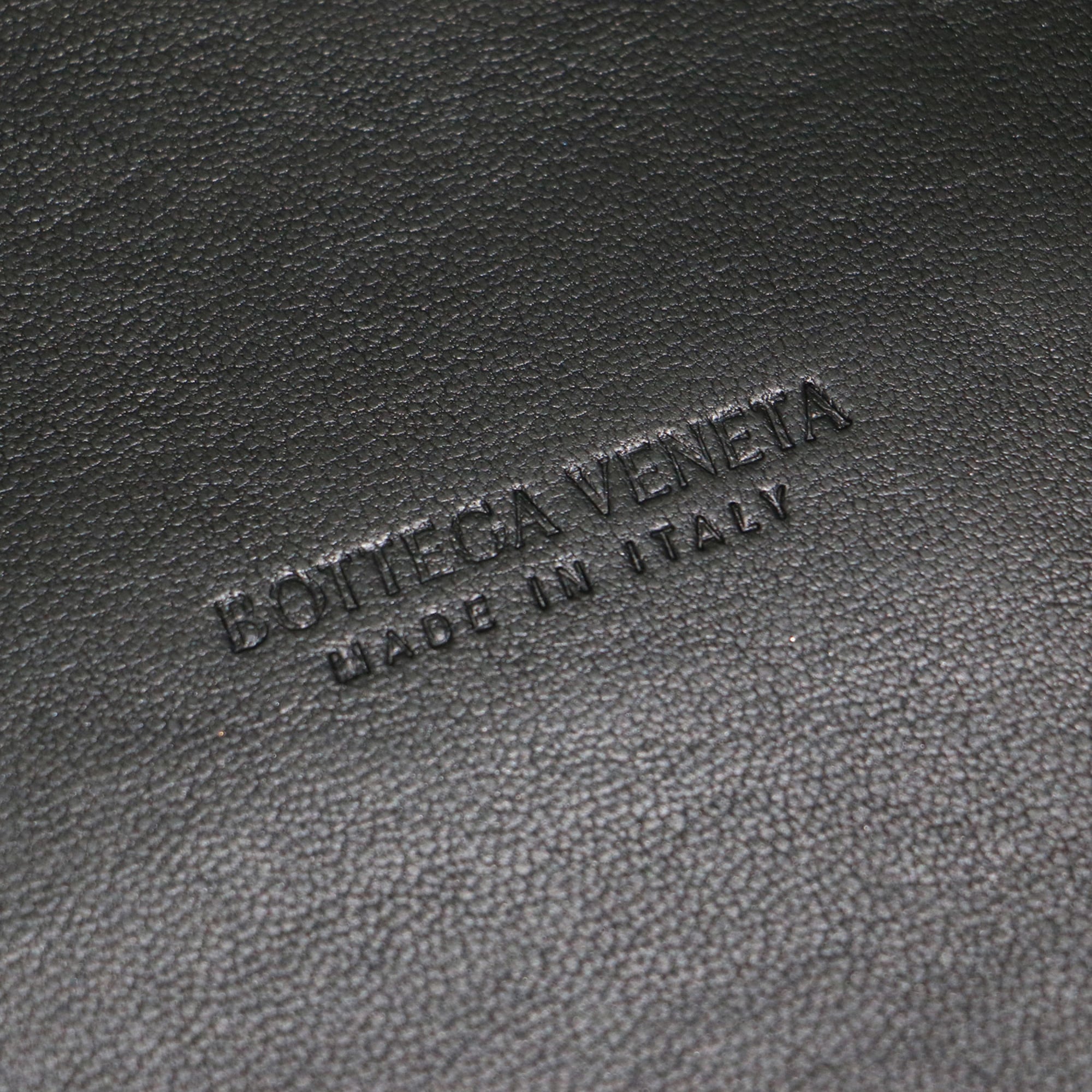 Bottega Veneta Black Intrecciato Handbag Tote Bag (Pre-Owned)