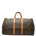 Louis Vuitton Brown Pvc Leather Boston Bag (Pre-Owned)