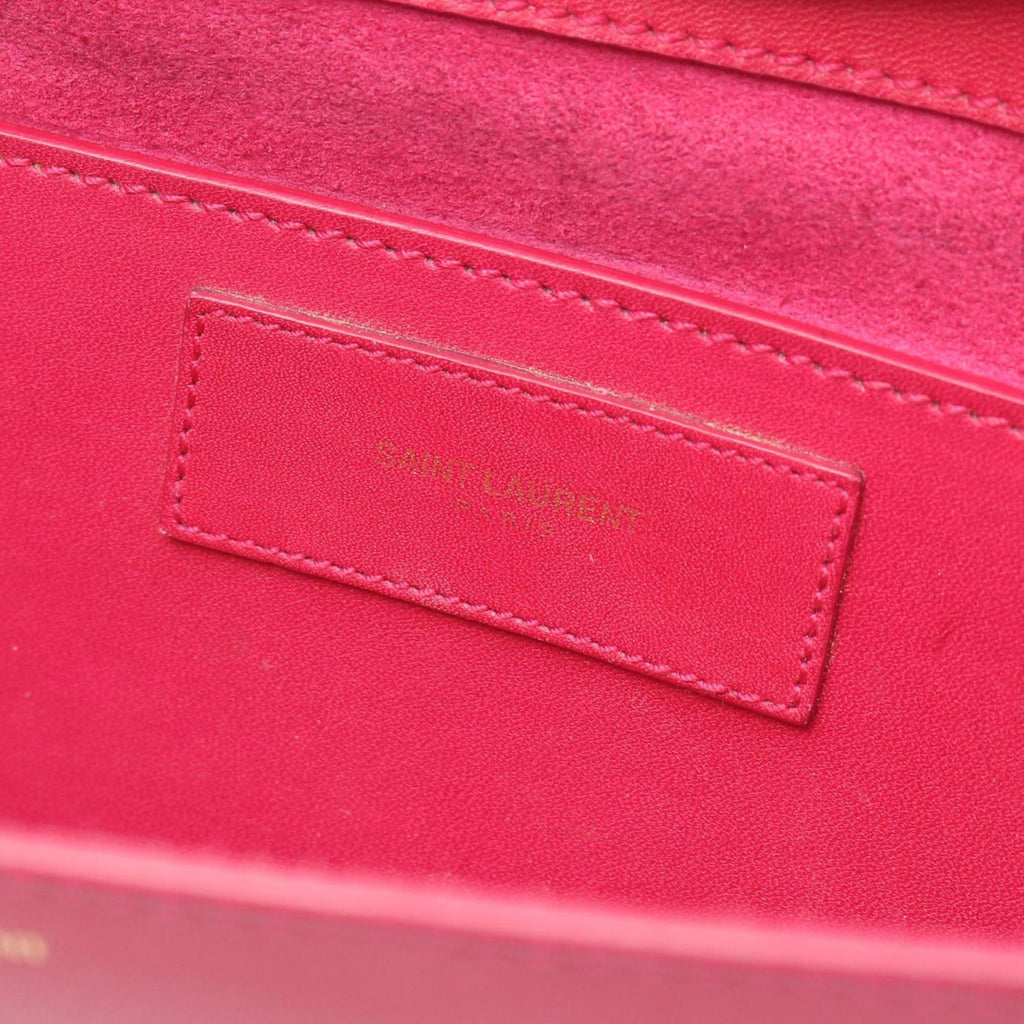 Yves Saint Laurent Pink Leather Shoulder Bag (Pre-Owned)