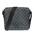 Louis Vuitton Black Gray Damier Graphite Shoulder Bag (Pre-Owned)