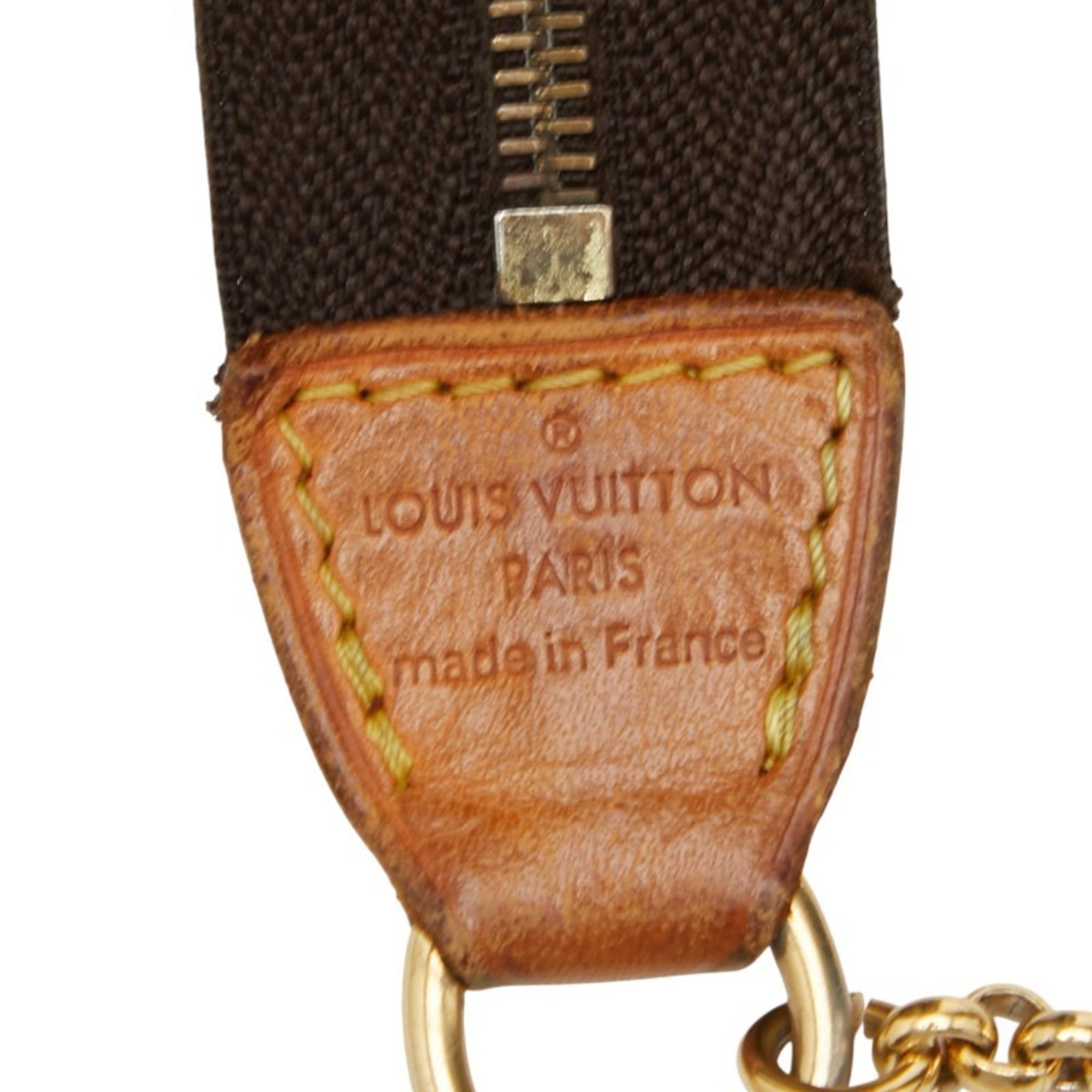 Louis Vuitton Brown Pvc Leather Handbag Shoulder Bag (Pre-Owned)