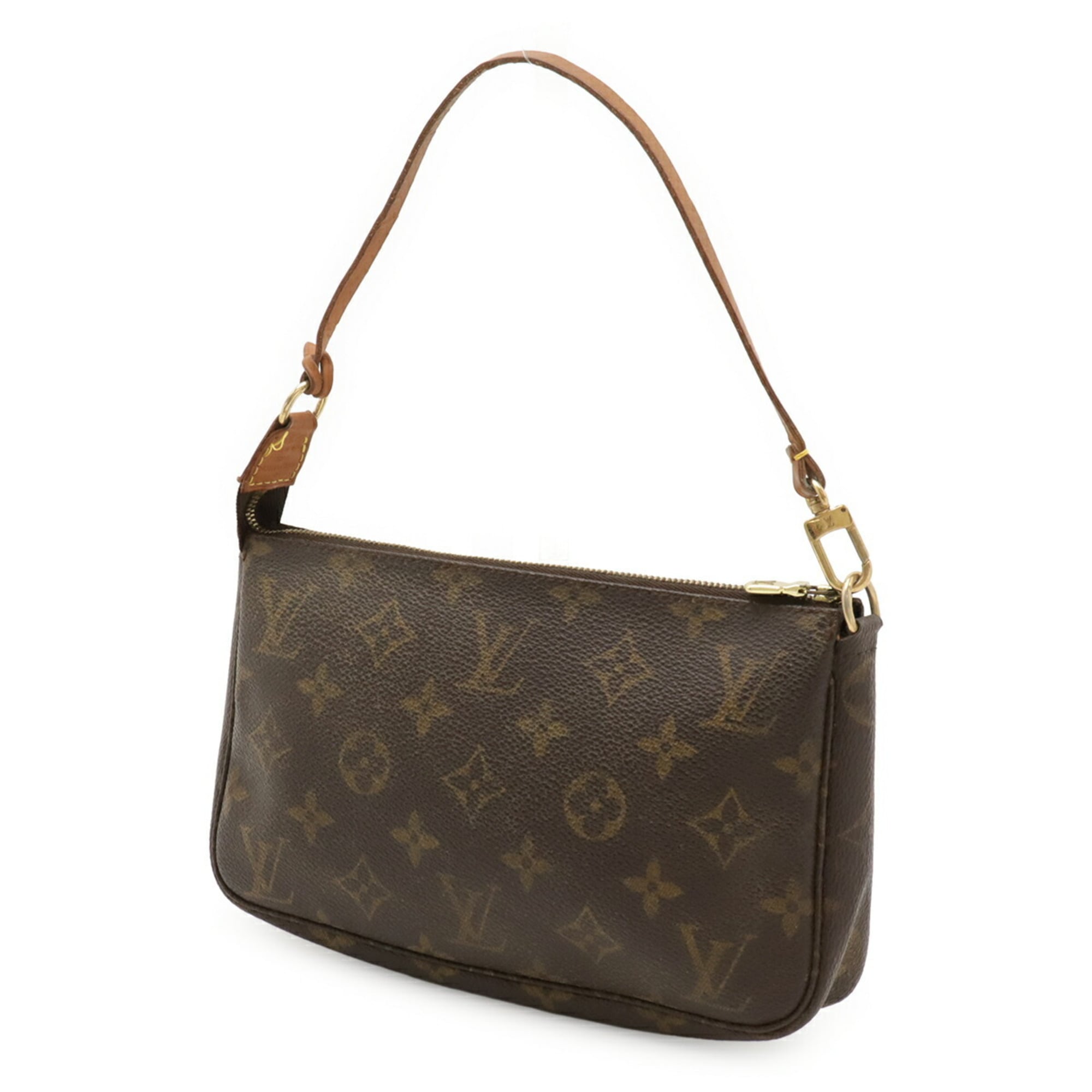Louis Vuitton Monogram Brown Monogram Handbag Pochette (Pre-Owned)