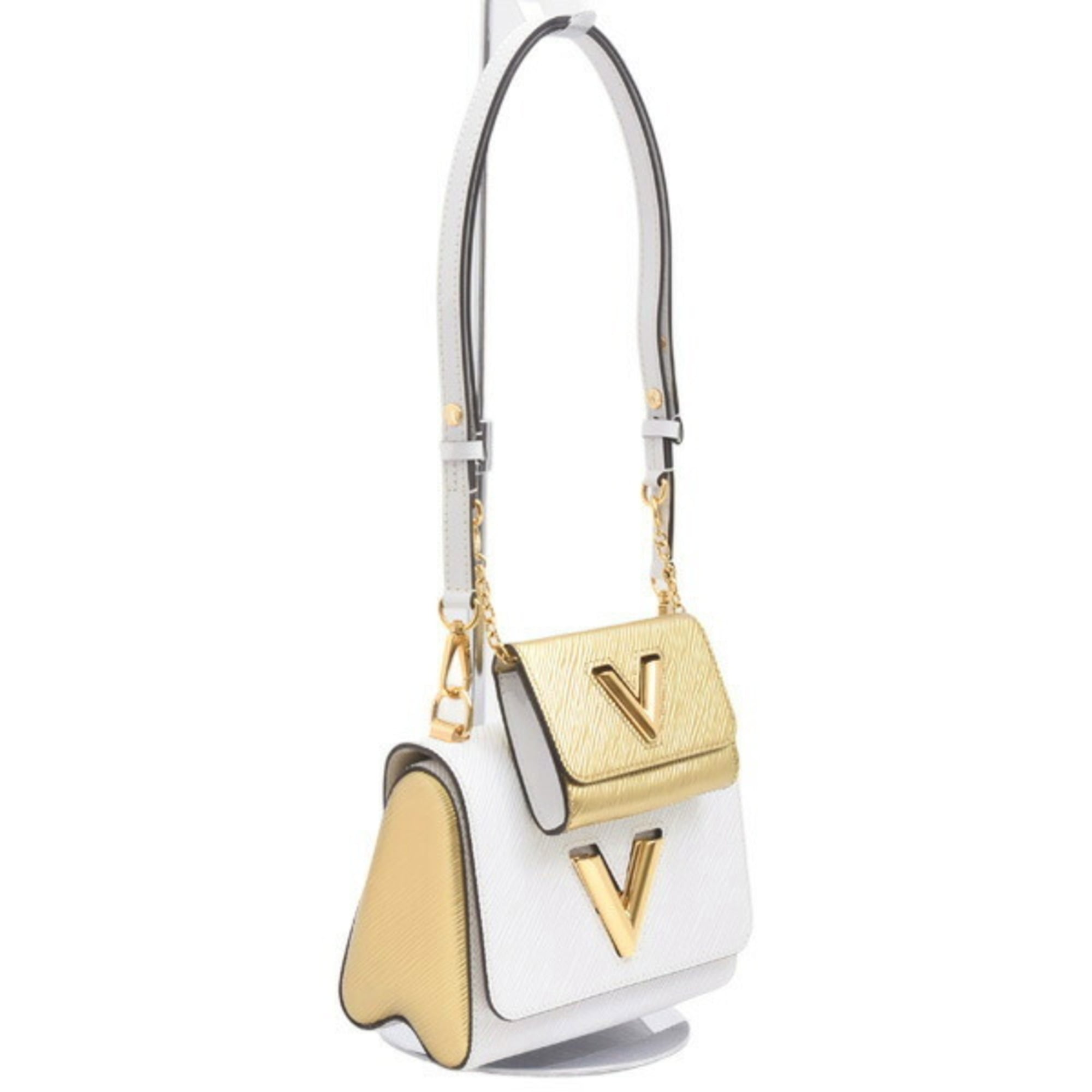 Louis Vuitton Epi White Epi Leather Shoulder Bag (Pre-Owned)