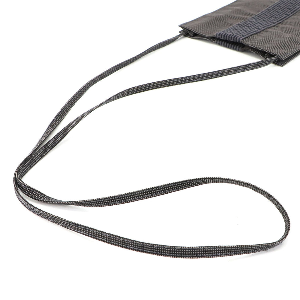 Hermes Gray Canvas Pochette Shoulder Bag (Pre-Owned)