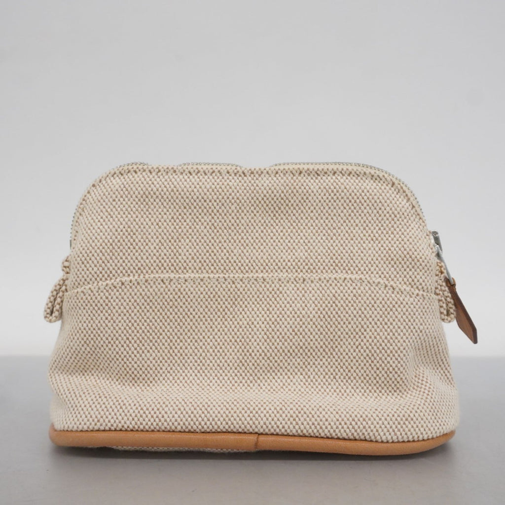 Hermes Ivory Toile H Pouch (Pre-Owned)
