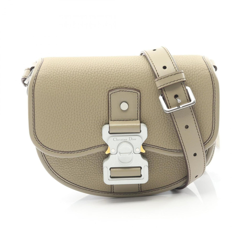 Christian Dior Beige Leather Shoulder Bag (Pre-Owned)