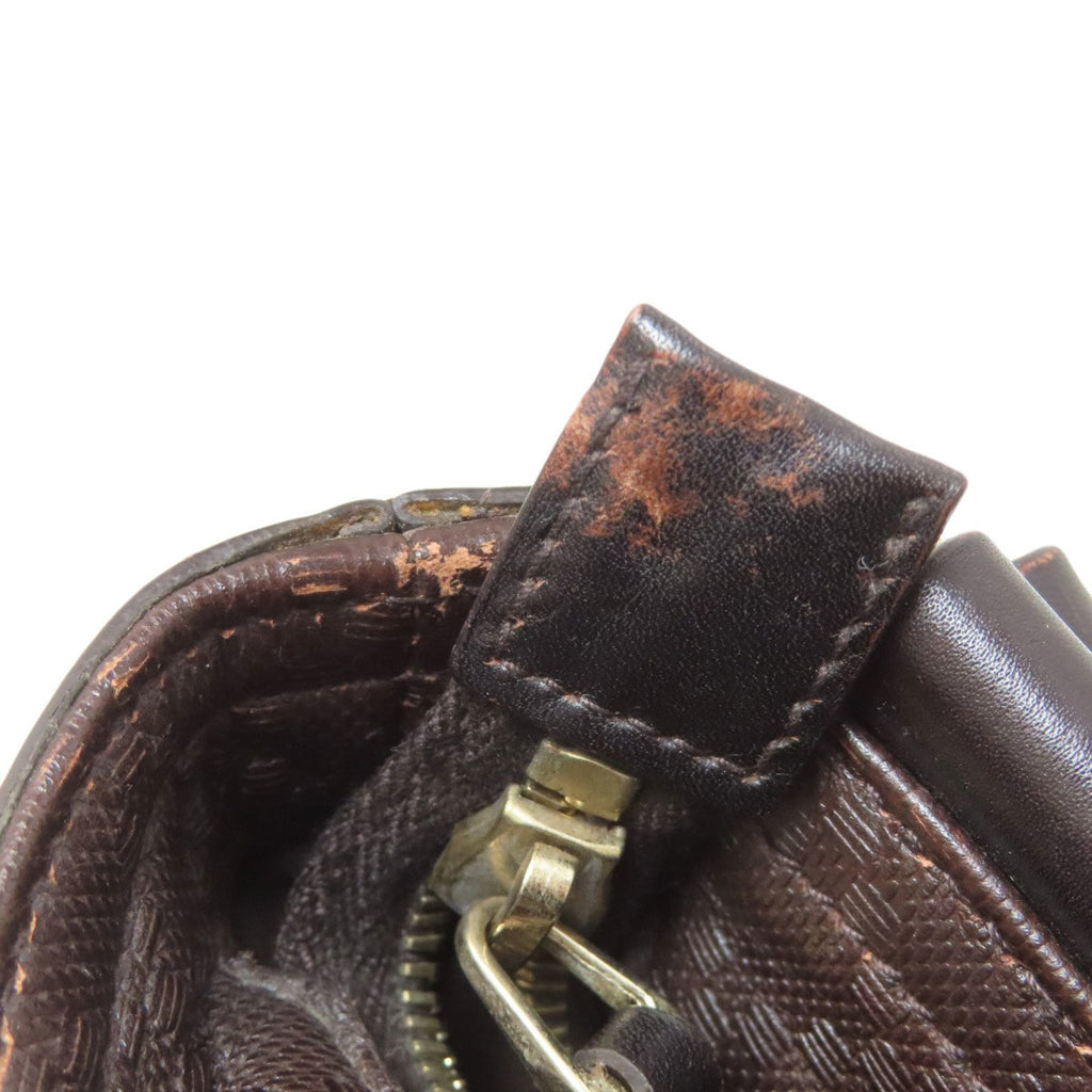 Gucci Brown Leather Shoulder Bag (Pre-Owned)