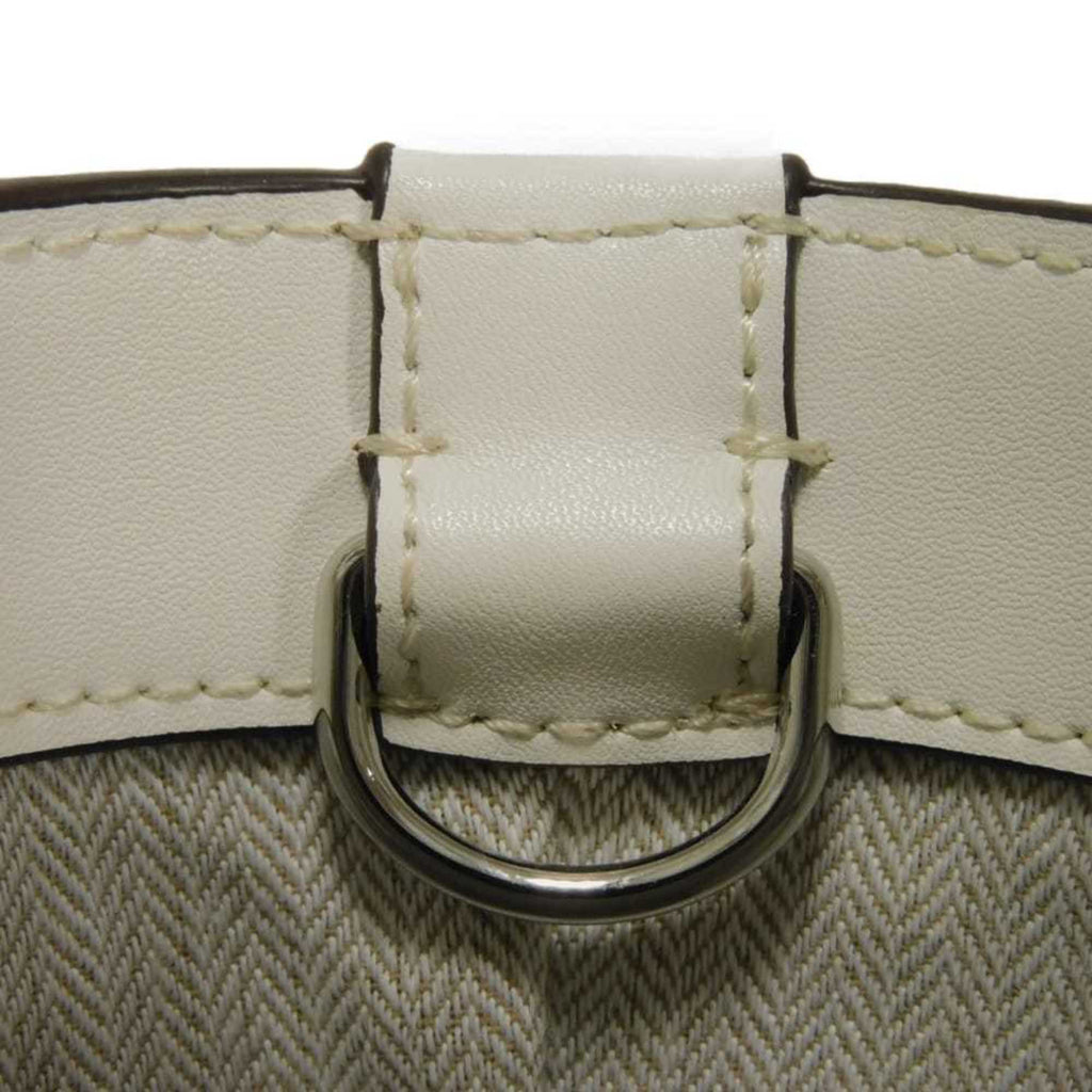 Tory Burch White Leather Handbag Shoulder Bag (Pre-Owned)