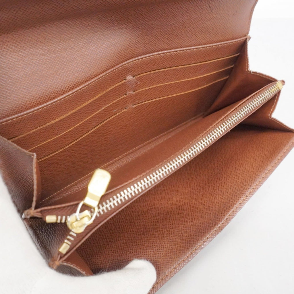 Louis Vuitton Brown Long Wallet (Bi-Fold) (Pre-Owned)