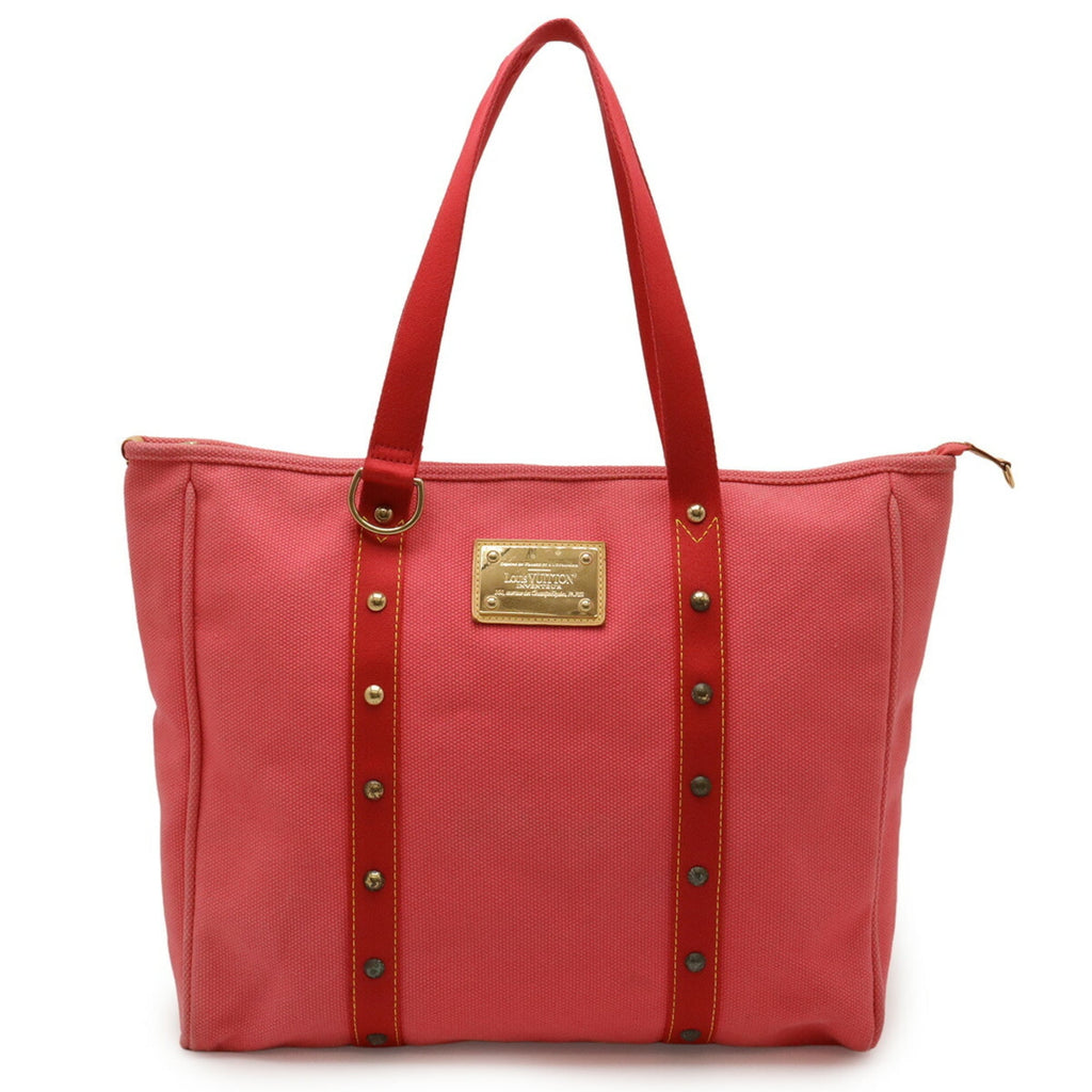 Louis Vuitton Rose Canvas Shoulder Bag Tote Bag (Pre-Owned)