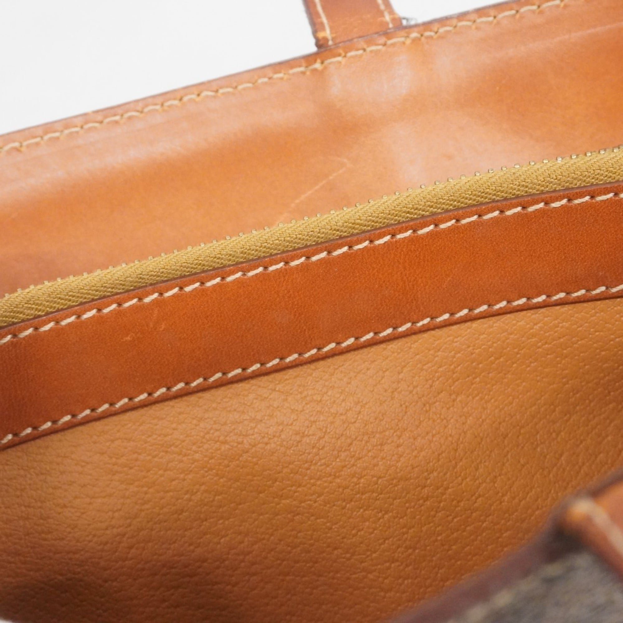 Celine Brown Pvc Handbag (Pre-Owned)