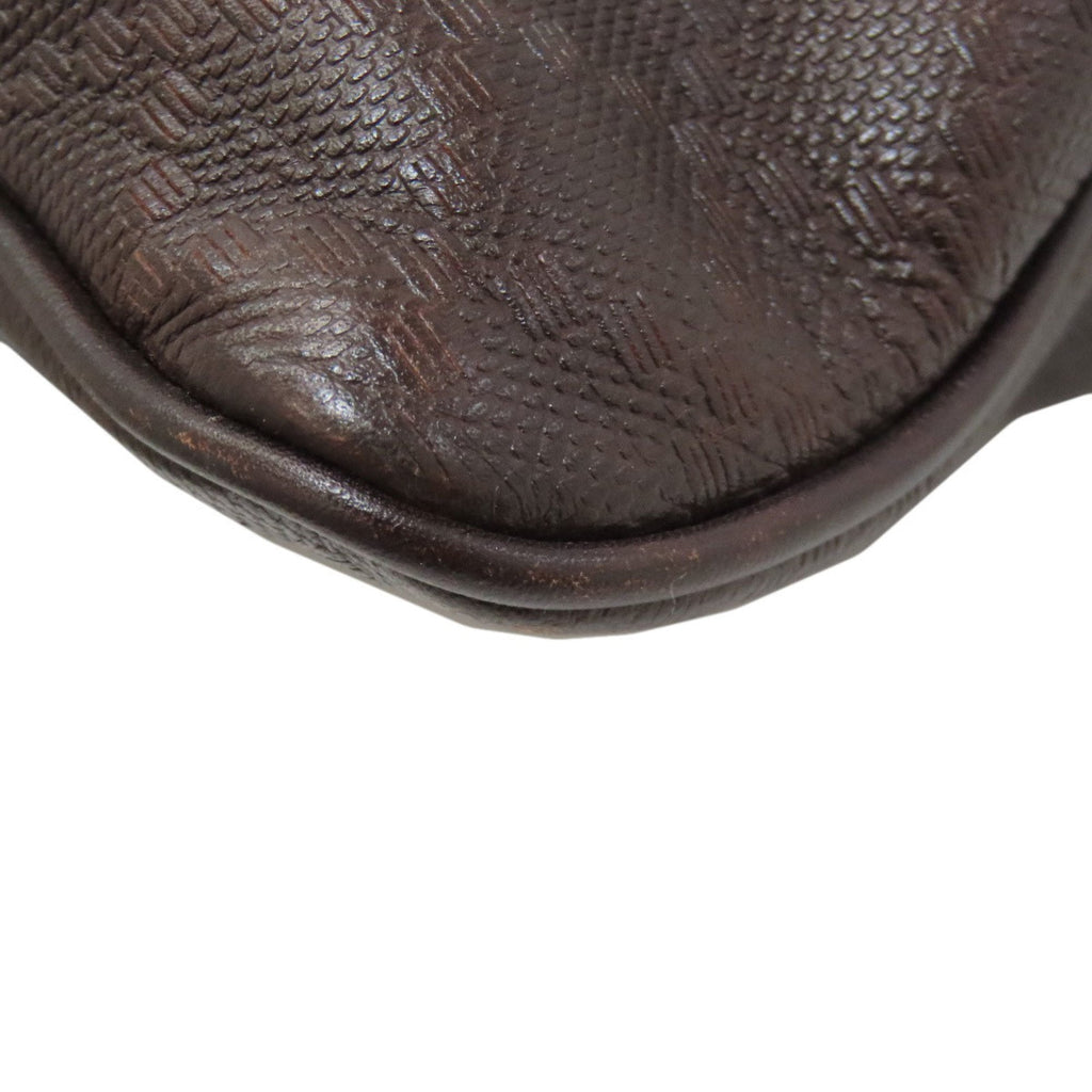 Gucci Brown Leather Shoulder Bag (Pre-Owned)