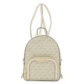 Michael Kors White Leather Pvc Backpack (Pre-Owned)