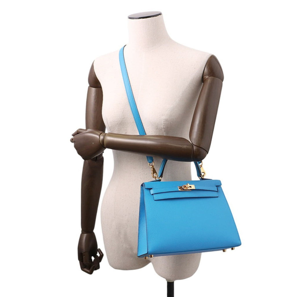 Hermes Kelly Gold Epsom Leather Handbag (Pre-Owned)