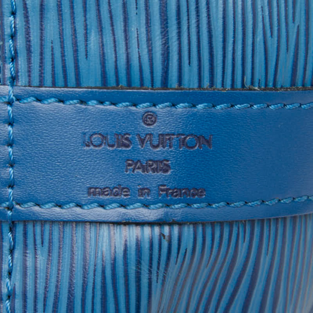 Louis Vuitton Toledo Blue Leather Handbag Shoulder Bag (Pre-Owned)