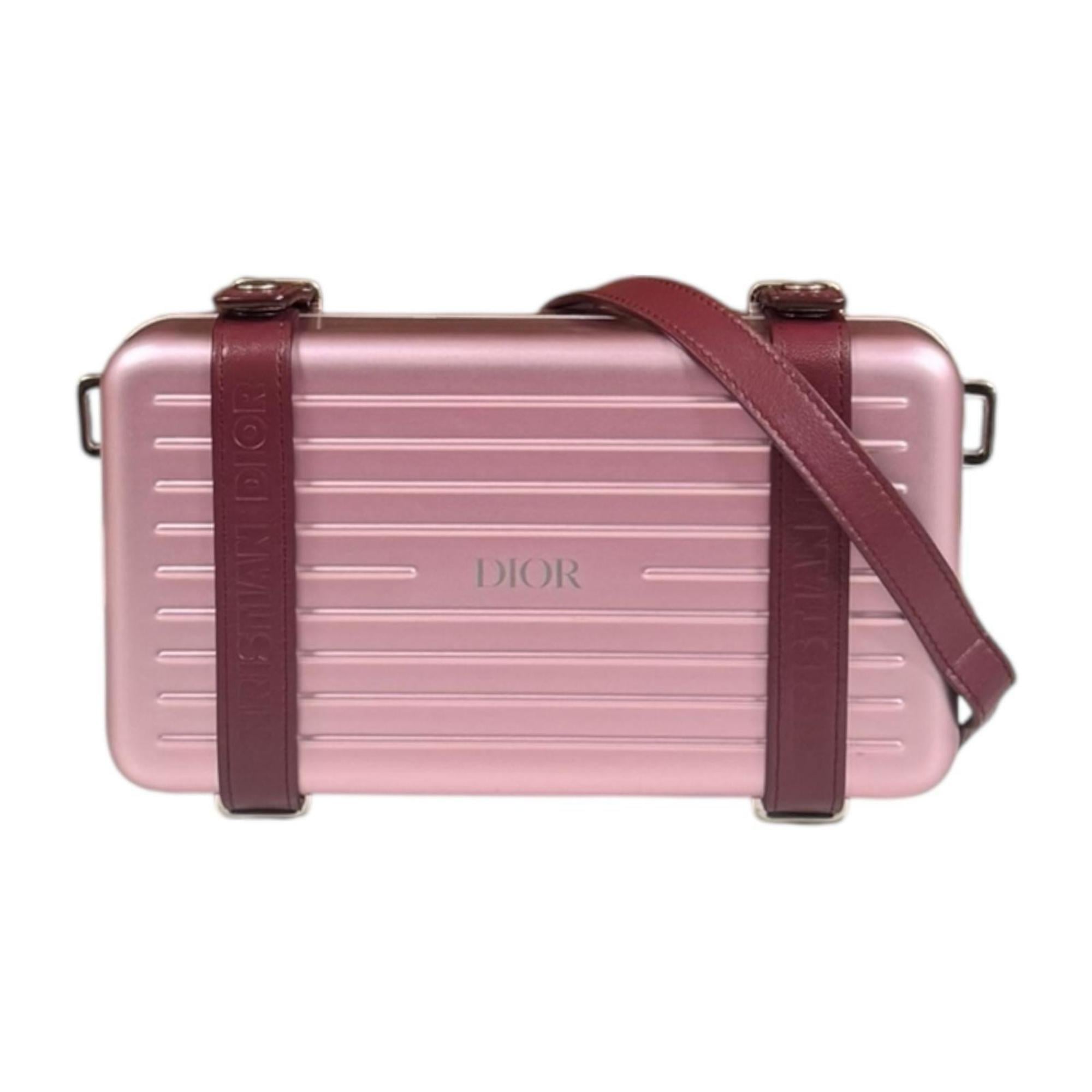 Christian Dior Pink Aluminum Shoulder Bag (Pre-Owned)