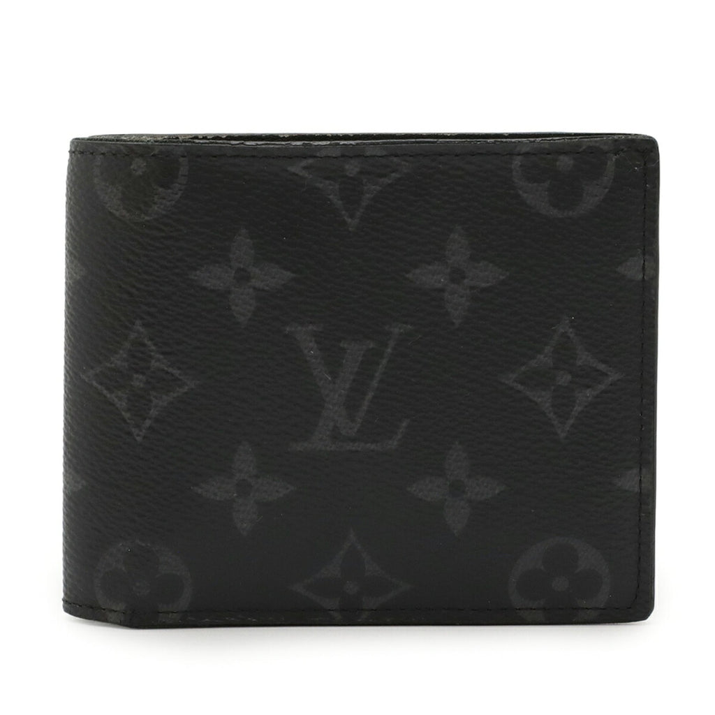 Louis Vuitton Black Gray Monogram Eclipse Wallet (Bi-Fold) (Pre-Owned)