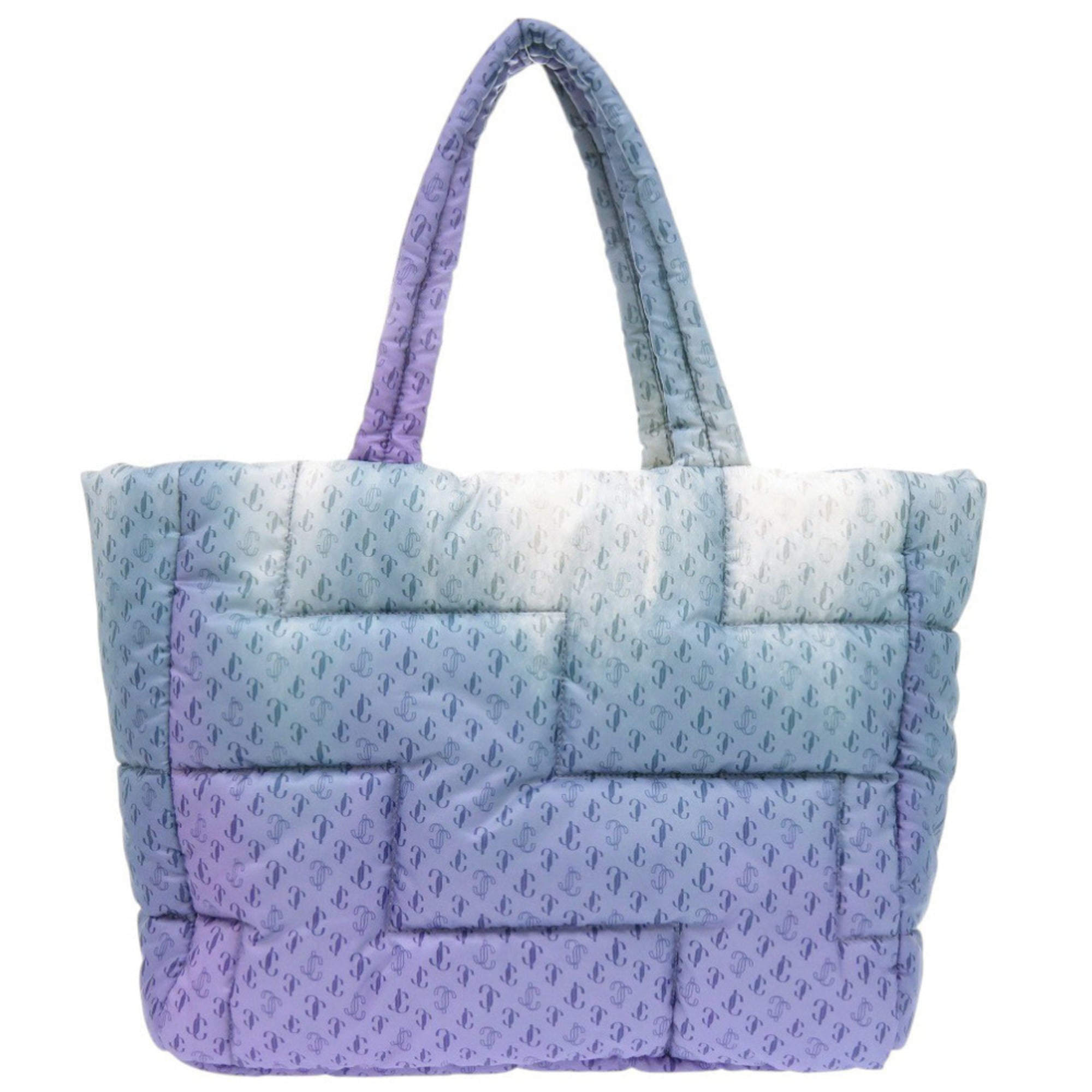 Jimmy Choo Blue Purple Nylon Tote Bag (Pre-Owned)