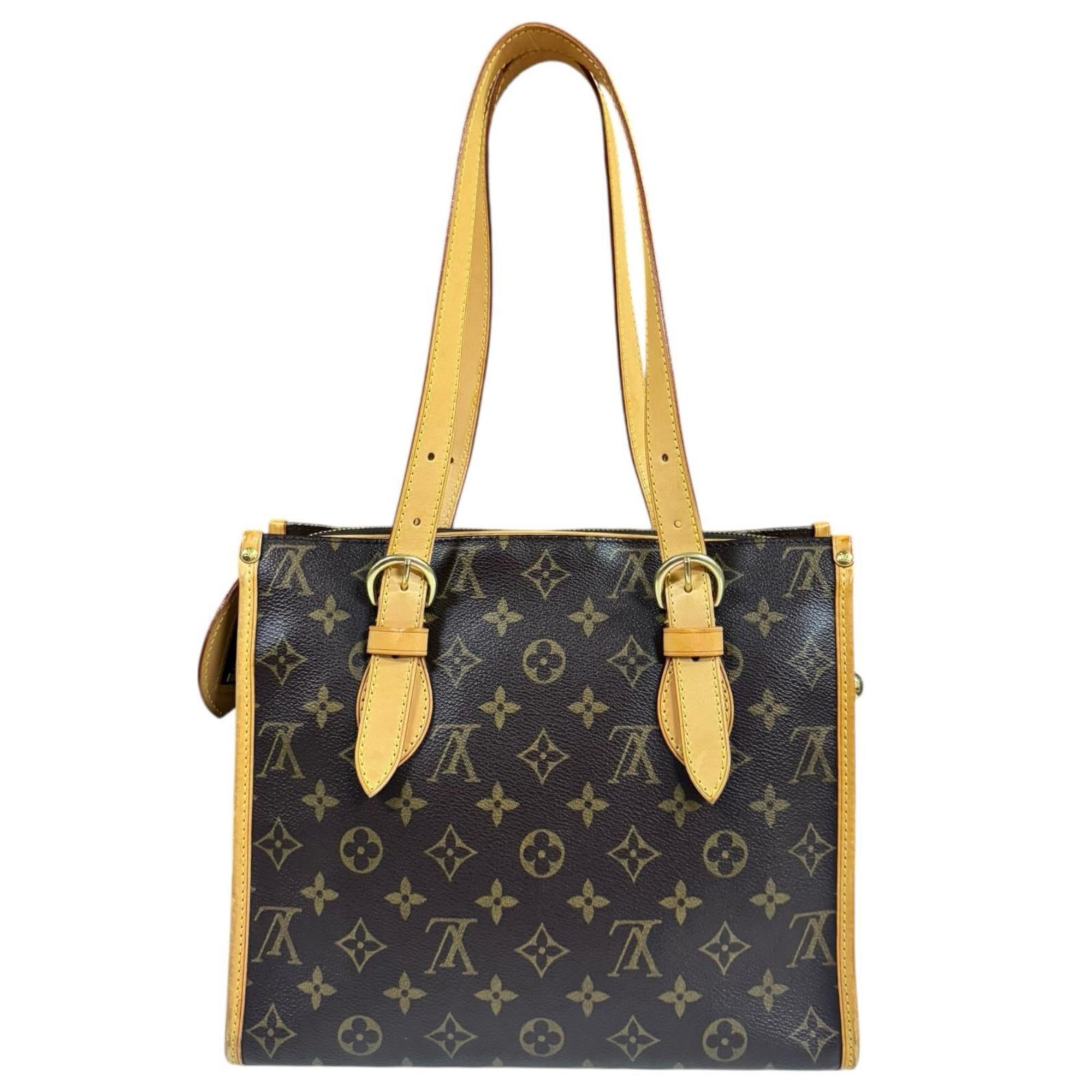 Louis Vuitton Brown Monogram Canvas Shoulder Bag (Pre-Owned)