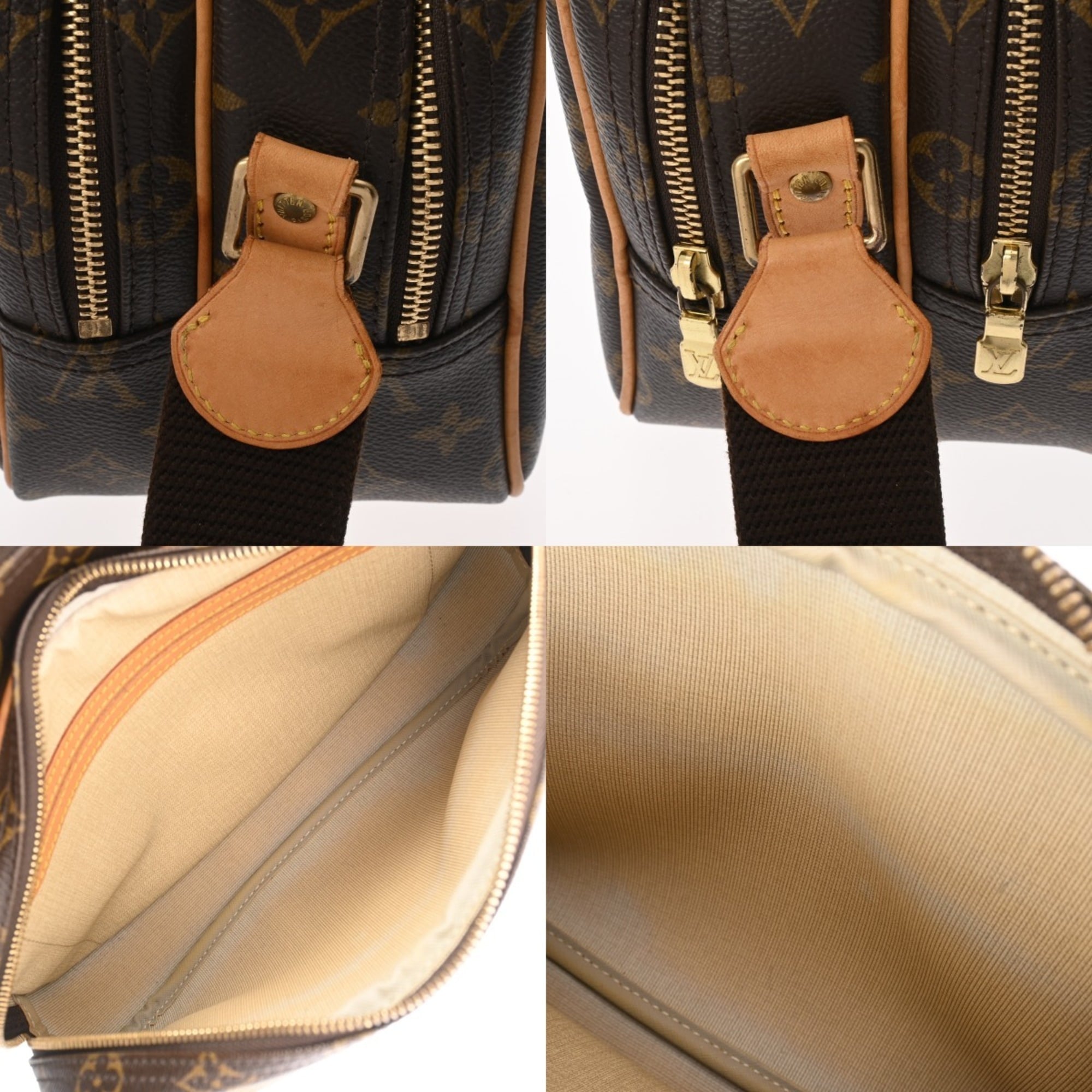 Louis Vuitton Brown Monogram Canvas Shoulder Bag (Pre-Owned)