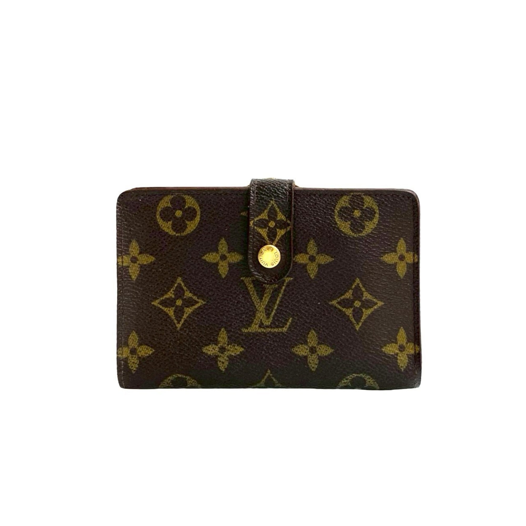 Louis Vuitton Brown Leather Pvc Wallet (Bi-Fold) (Pre-Owned)