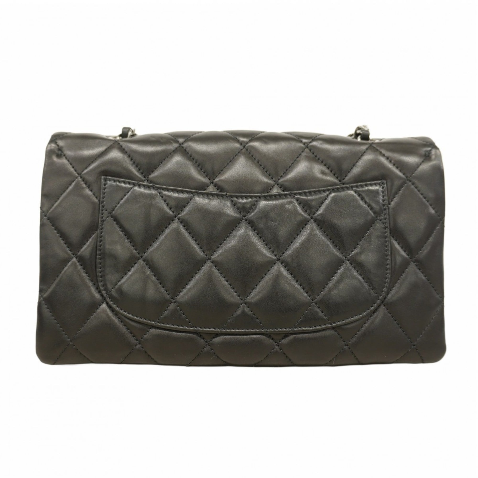 Chanel Black Leather Shoulder Bag (Pre-Owned)