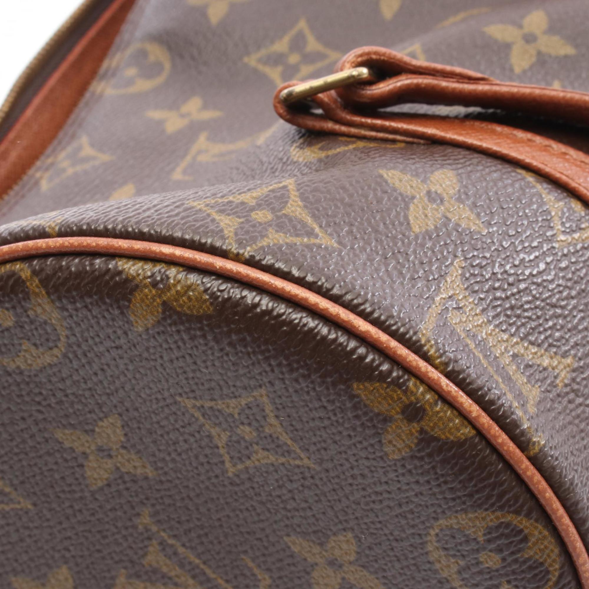 Louis Vuitton Brown Monogram Pvc Coated Canvas Leather Handbag (Pre-Owned)