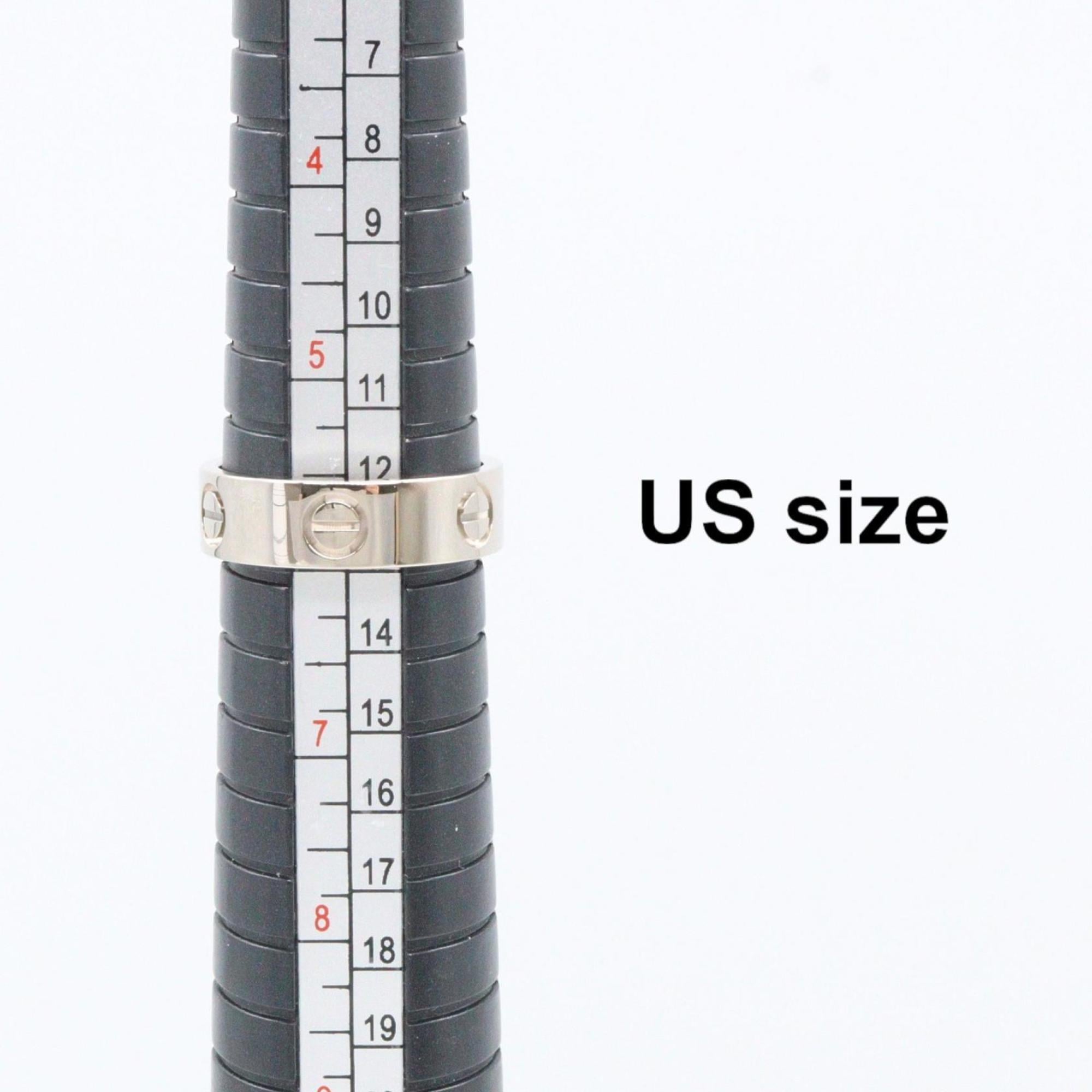 Cartier Silver White Gold (18K) Band Ring (Pre-Owned)