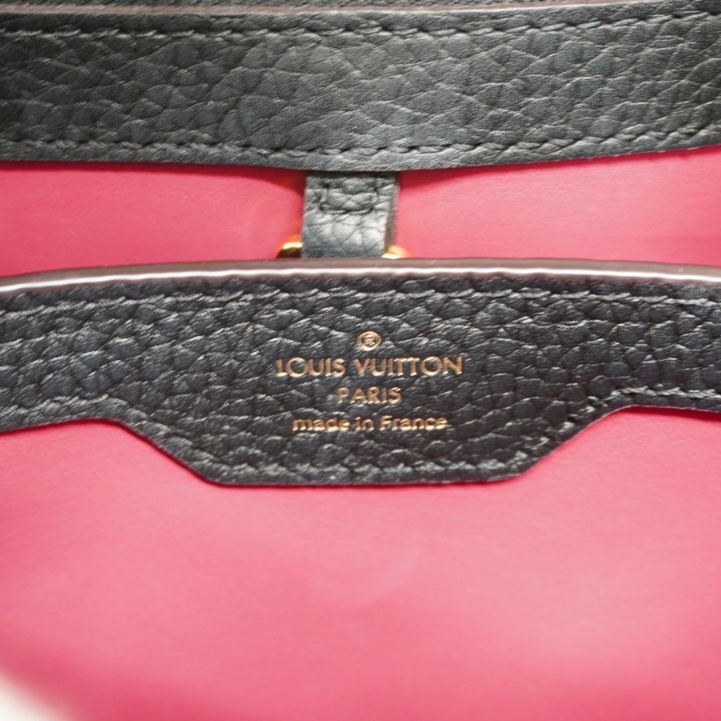 Louis Vuitton Noir Handbag (Pre-Owned)