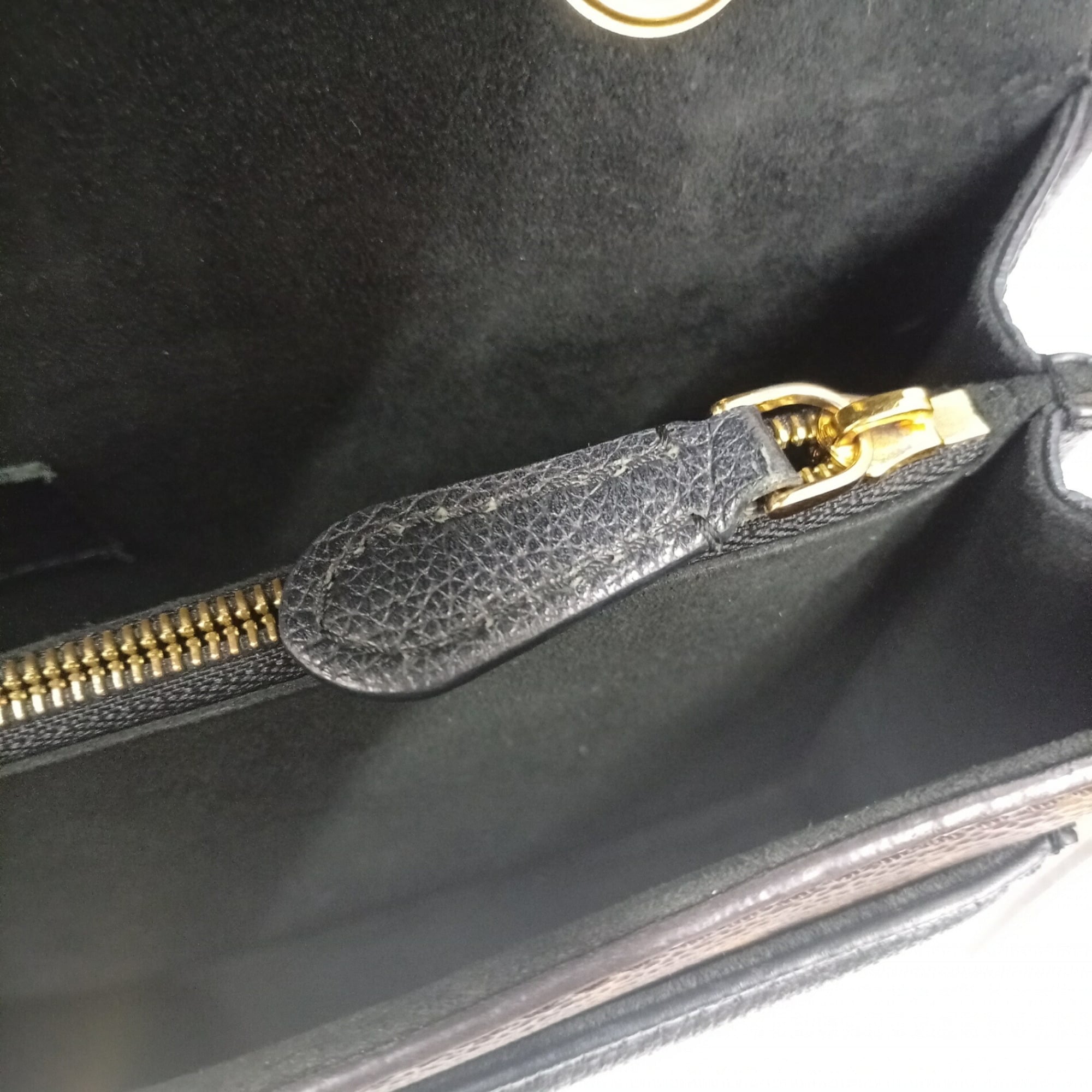 Louis Vuitton Monogram Black Brown Monogram Leather Shoulder Bag (Pre-Owned)