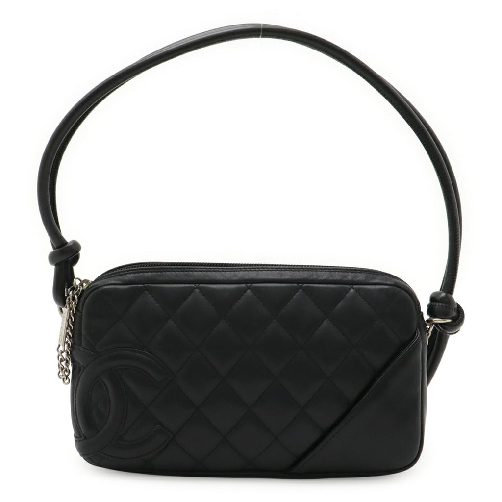 Chanel Ligne Cambon Black White Shoulder Bag (Pre-Owned)