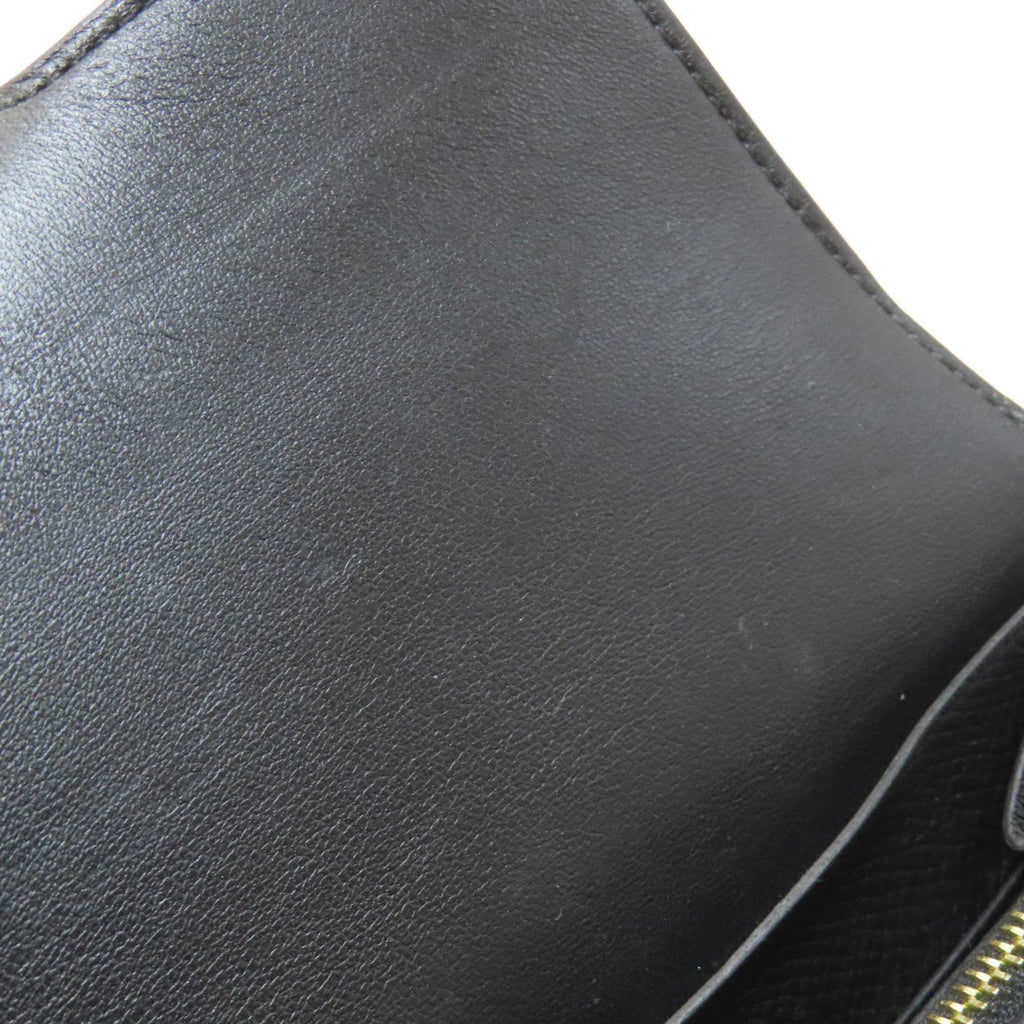 Hermes Black Epsom Leather Coin Purse/Coin Case (Pre-Owned)