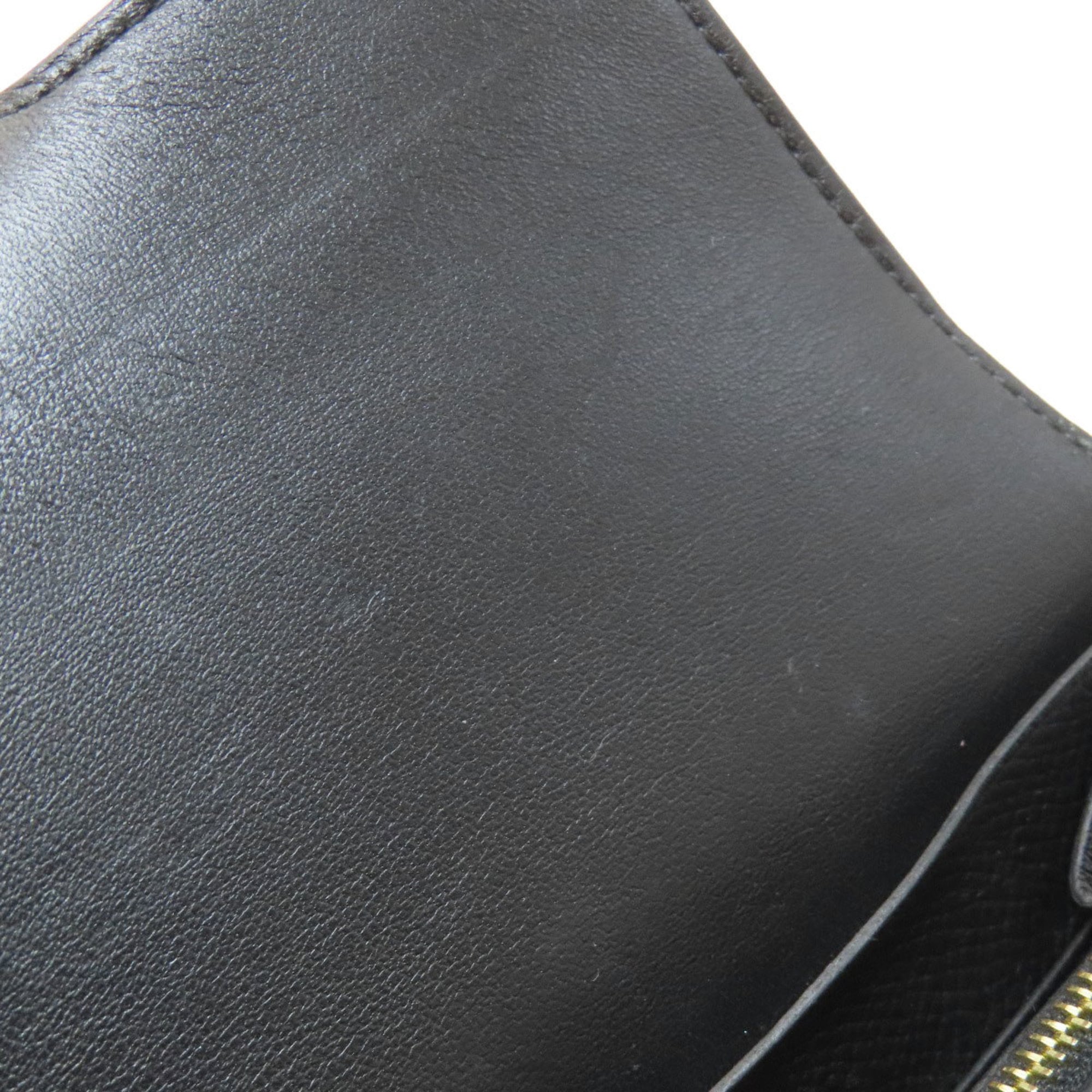 Hermes Black Epsom Leather Coin Purse/Coin Case (Pre-Owned)