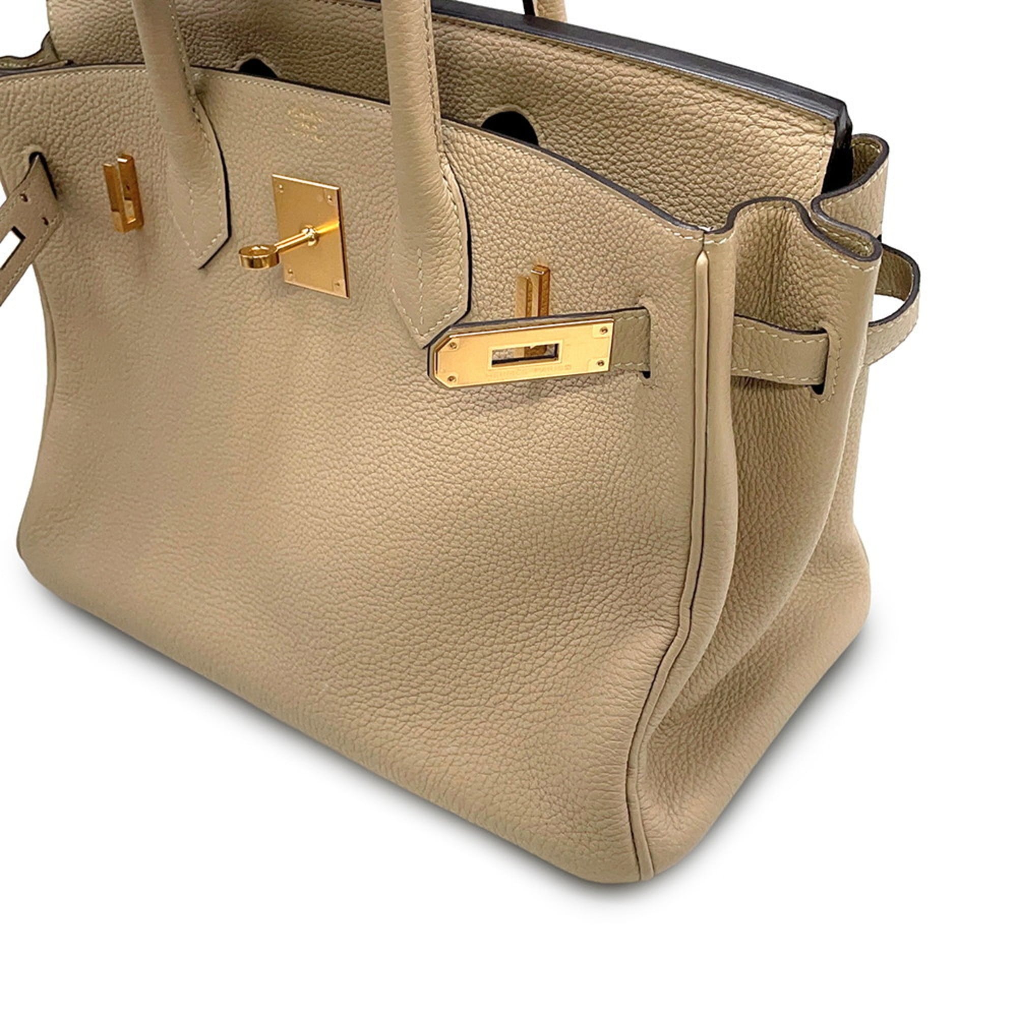 Hermes Birkin Gold Togo Leather Handbag (Pre-Owned)