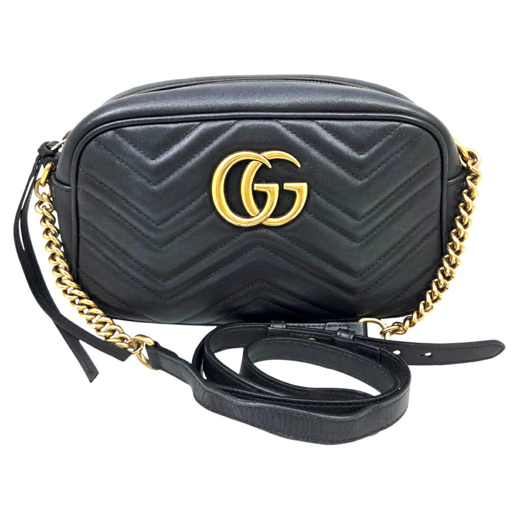 Gucci Black Leather Shoulder Bag (Pre-Owned)