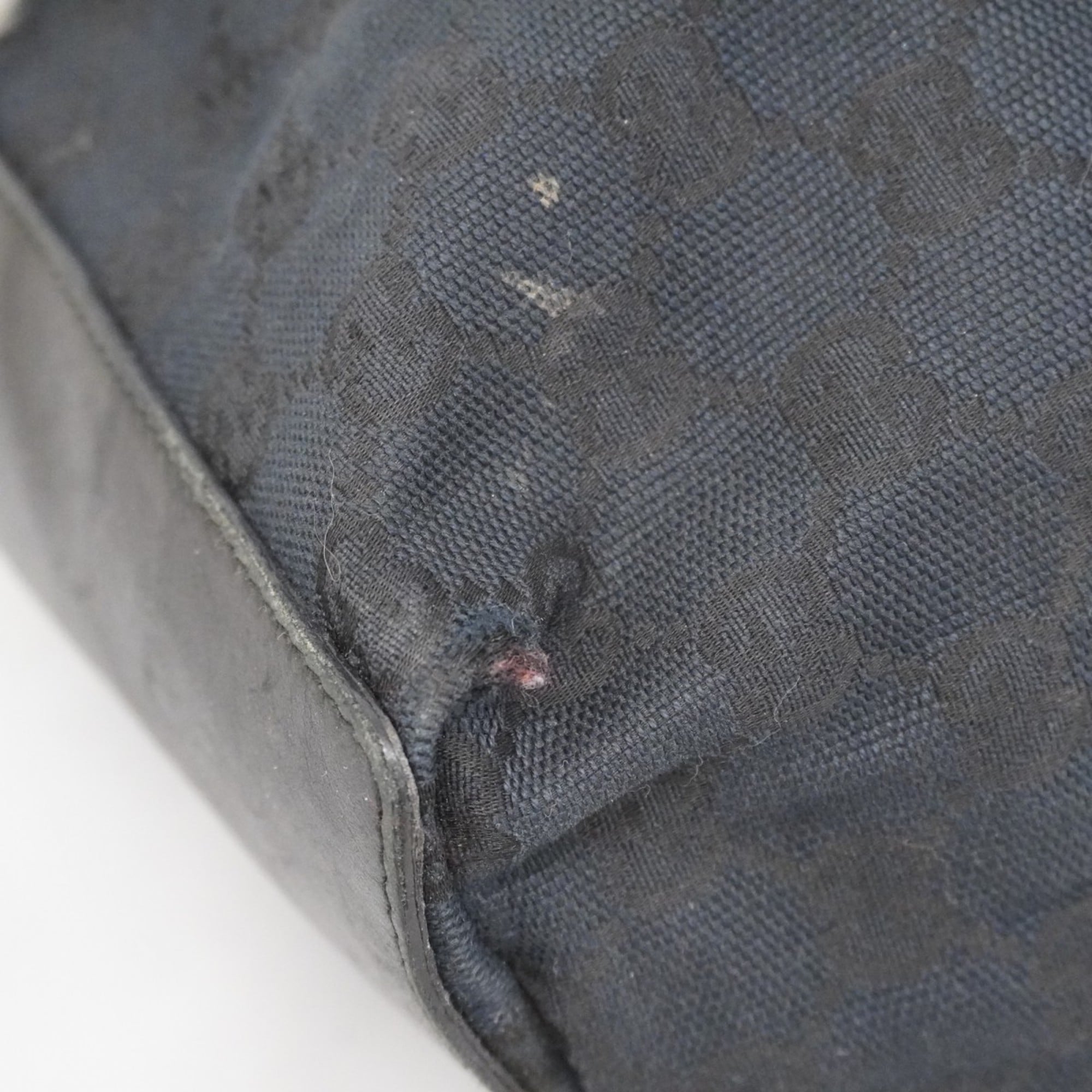 Gucci Black Canvas Tote Bag (Pre-Owned)