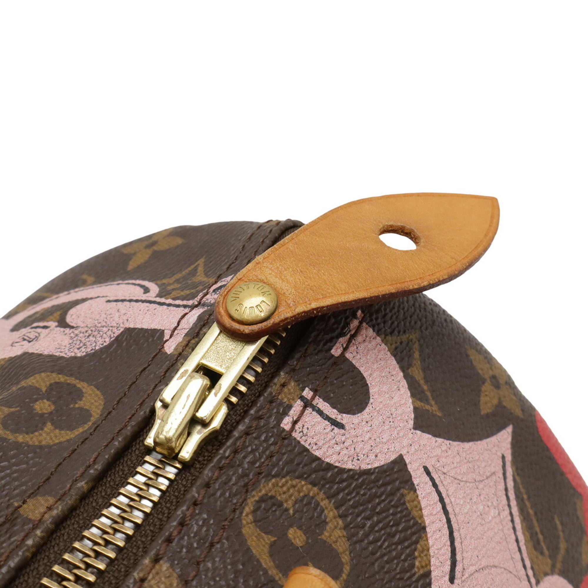 Louis Vuitton Monogram Brown Pink Monogram Handbag (Pre-Owned)