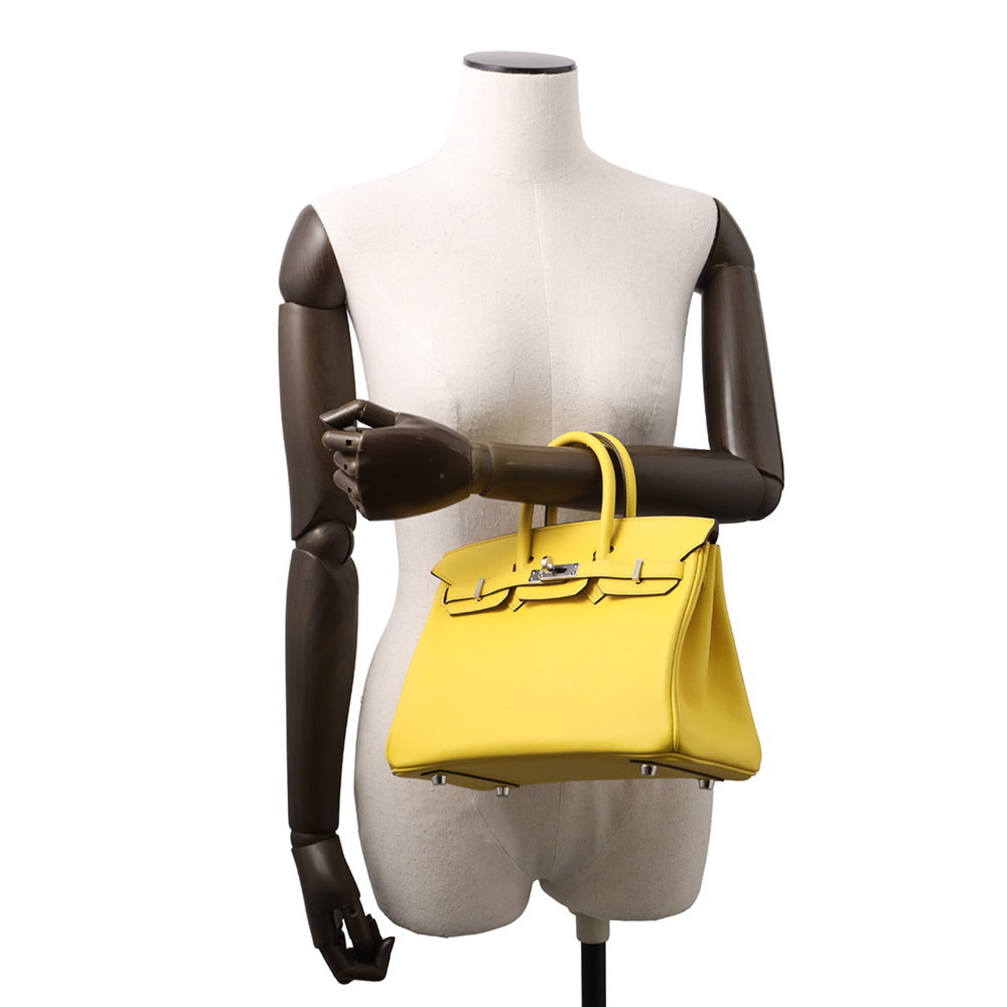 Hermes Birkin Jaune Swift Leather Handbag (Pre-Owned)