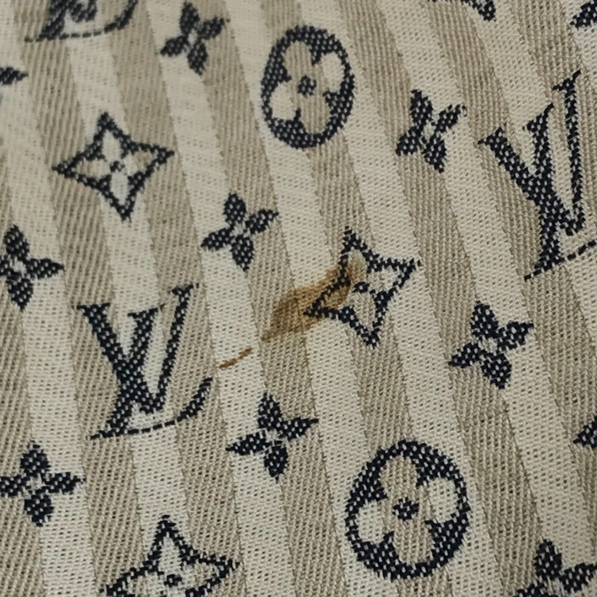 Louis Vuitton Monogram Mini Lin Beige White Monogram Mini Lin Handbag Tote Bag (Pre-Owned)