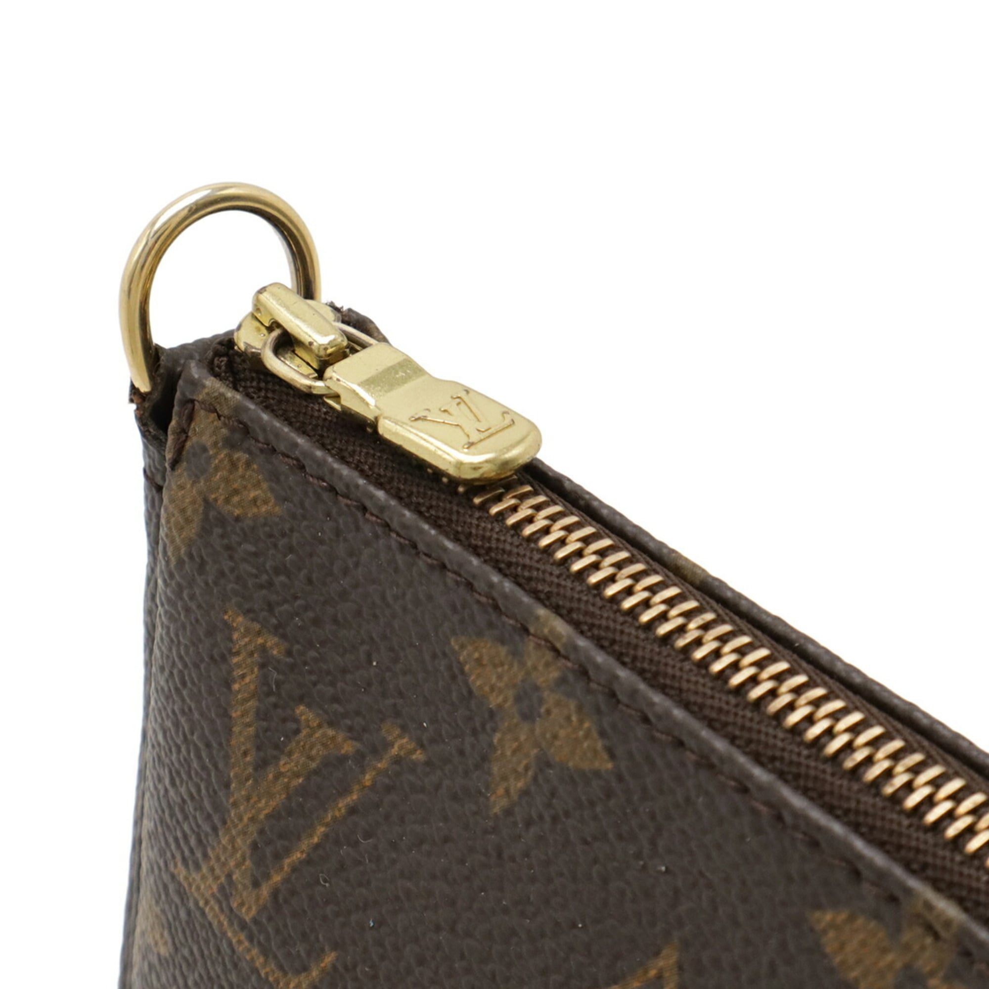 Louis Vuitton Monogram Brown Monogram Handbag Pochette (Pre-Owned)