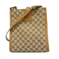 Gucci Brown Canvas Shoulder Bag (Pre-Owned)