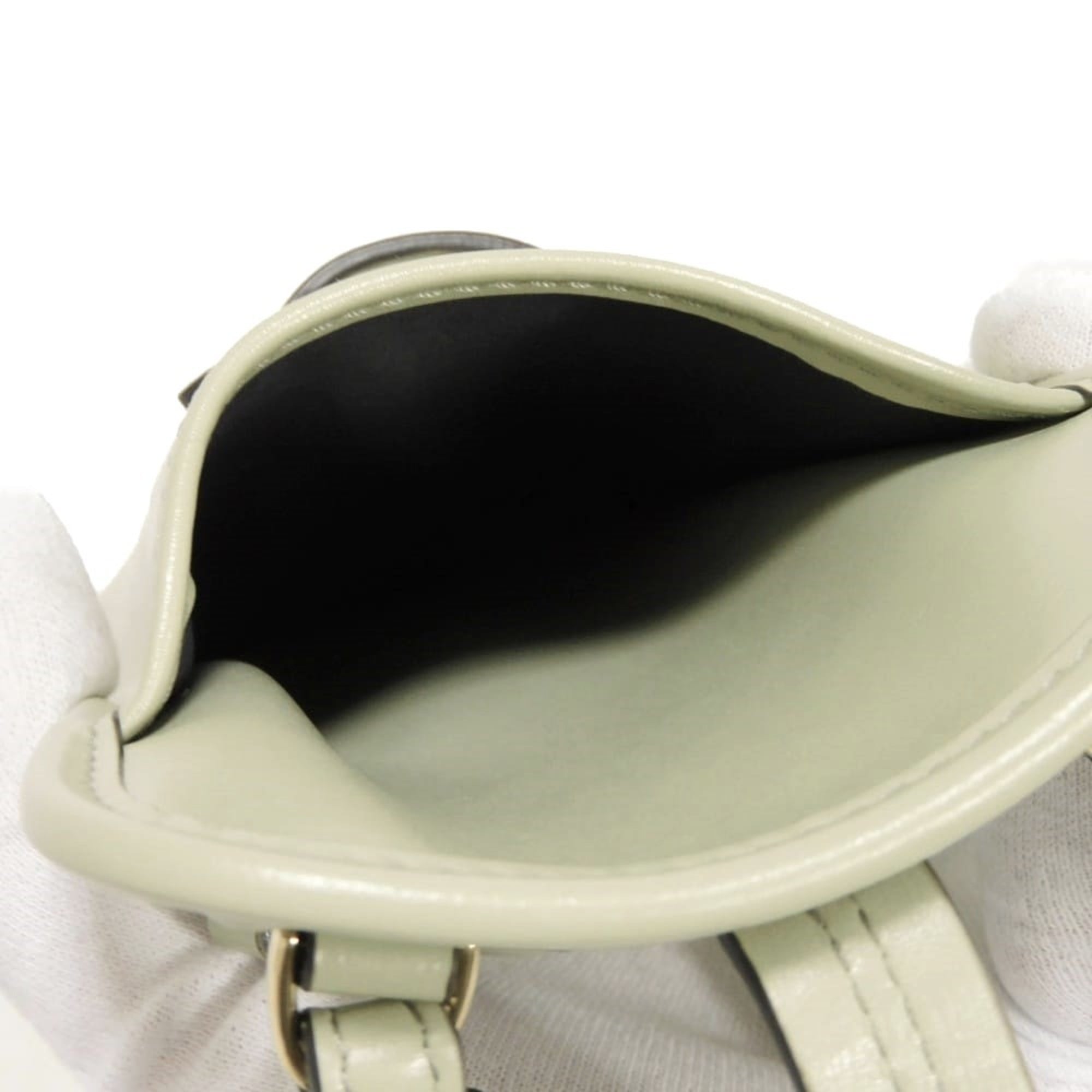 Fendi Light Green Leather Phone Wallet (Pre-Owned)