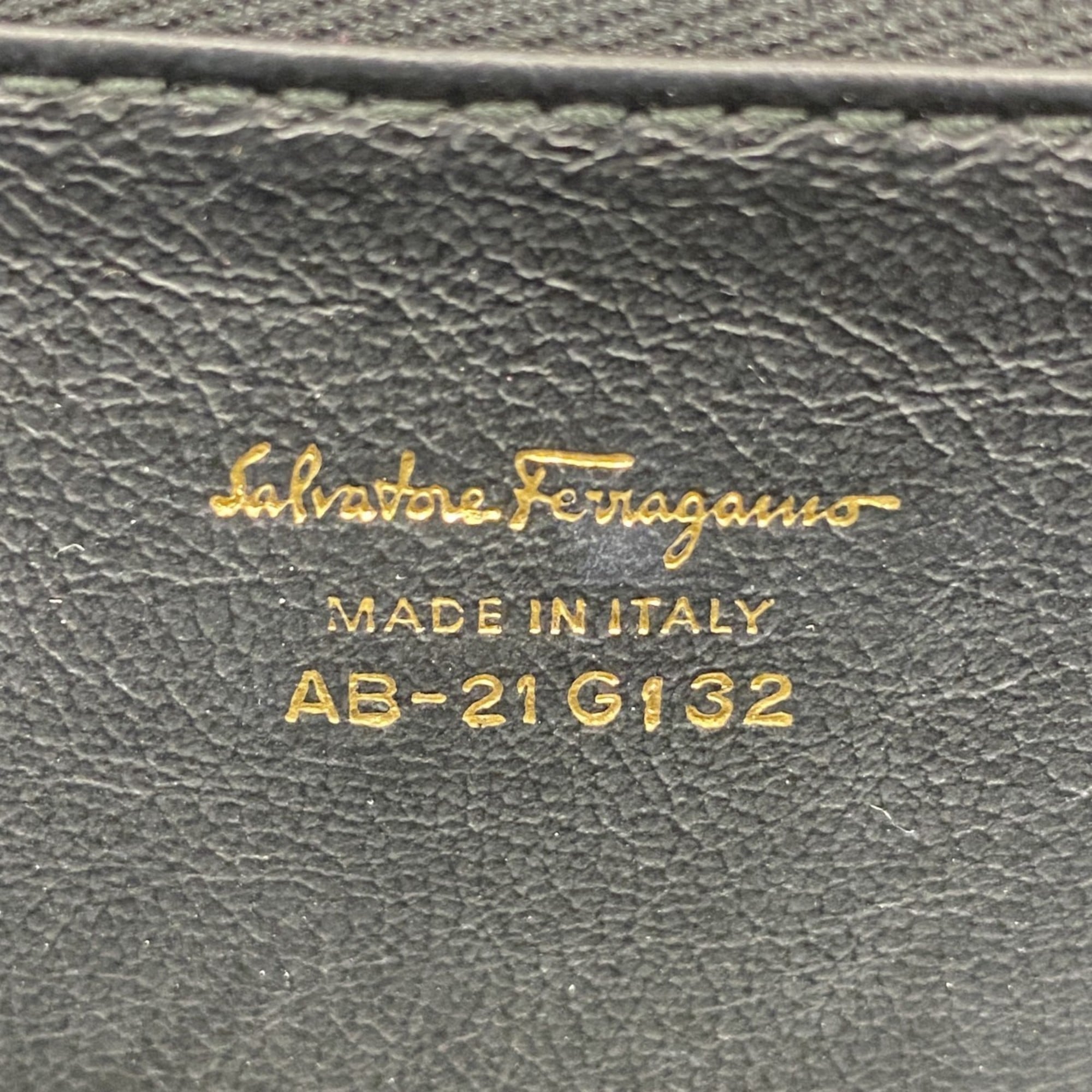 Salvatore Ferragamo Black Blue Pink Suede Handbag (Pre-Owned)