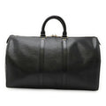 Louis Vuitton Epi Black Noir Epi Leather Boston Bag (Pre-Owned)