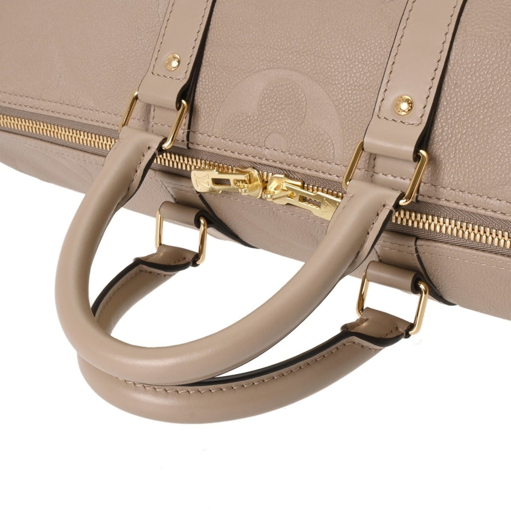 Louis Vuitton Tourterelle Monogram Canvas Boston Bag (Pre-Owned)