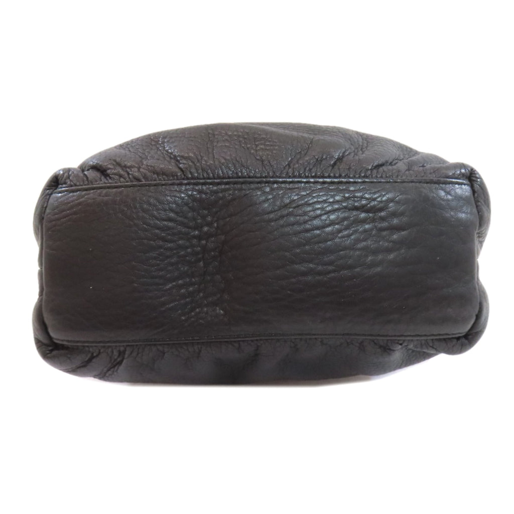 Burberry Black Leather Shoulder Bag (Pre-Owned)