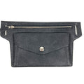 Hermes Black Leather Fanny Pack (Pre-Owned)